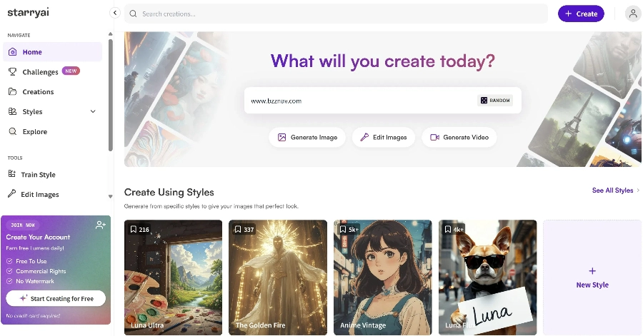 StarryAI 新手入门指南,如何用文字指令生成惊艳艺术作品